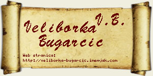 Veliborka Bugarčić vizit kartica